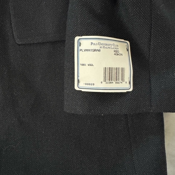 University Club by Ralph Lauren Charcoal Men's Blazer - Picture 4 of 8